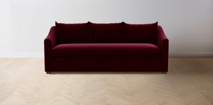 The Sullivan  - Mohair Crimson Sofa