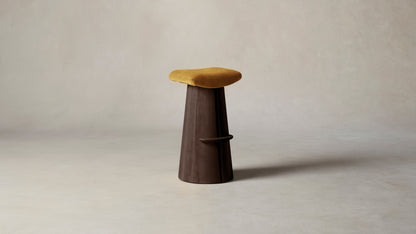 The Weston  - Mohair Amber Bar and Counter Stool