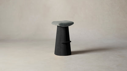 The Weston  - Mohair Fog Bar and Counter Stool