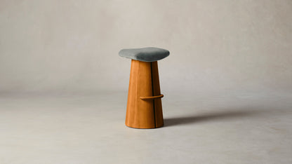 The Weston  - Mohair Fog Bar and Counter Stool