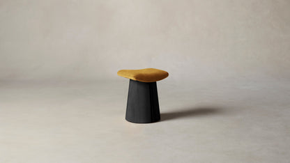 The Weston  - Mohair Amber Stool