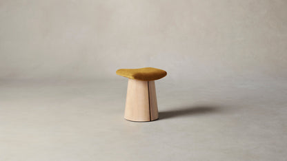 The Weston  - Mohair Amber Stool